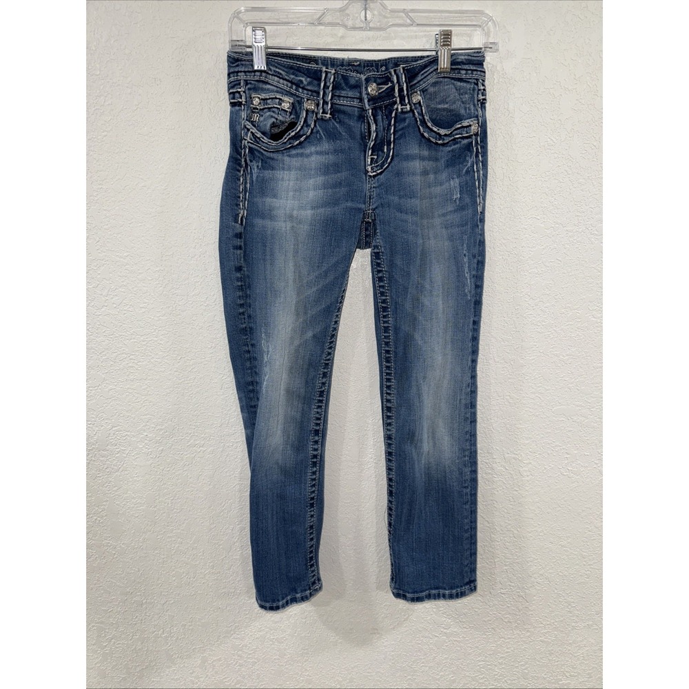 Miss Me Signature Sz 25 Easy Capri Skinny Jeans